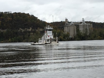 Tug and grain elevator